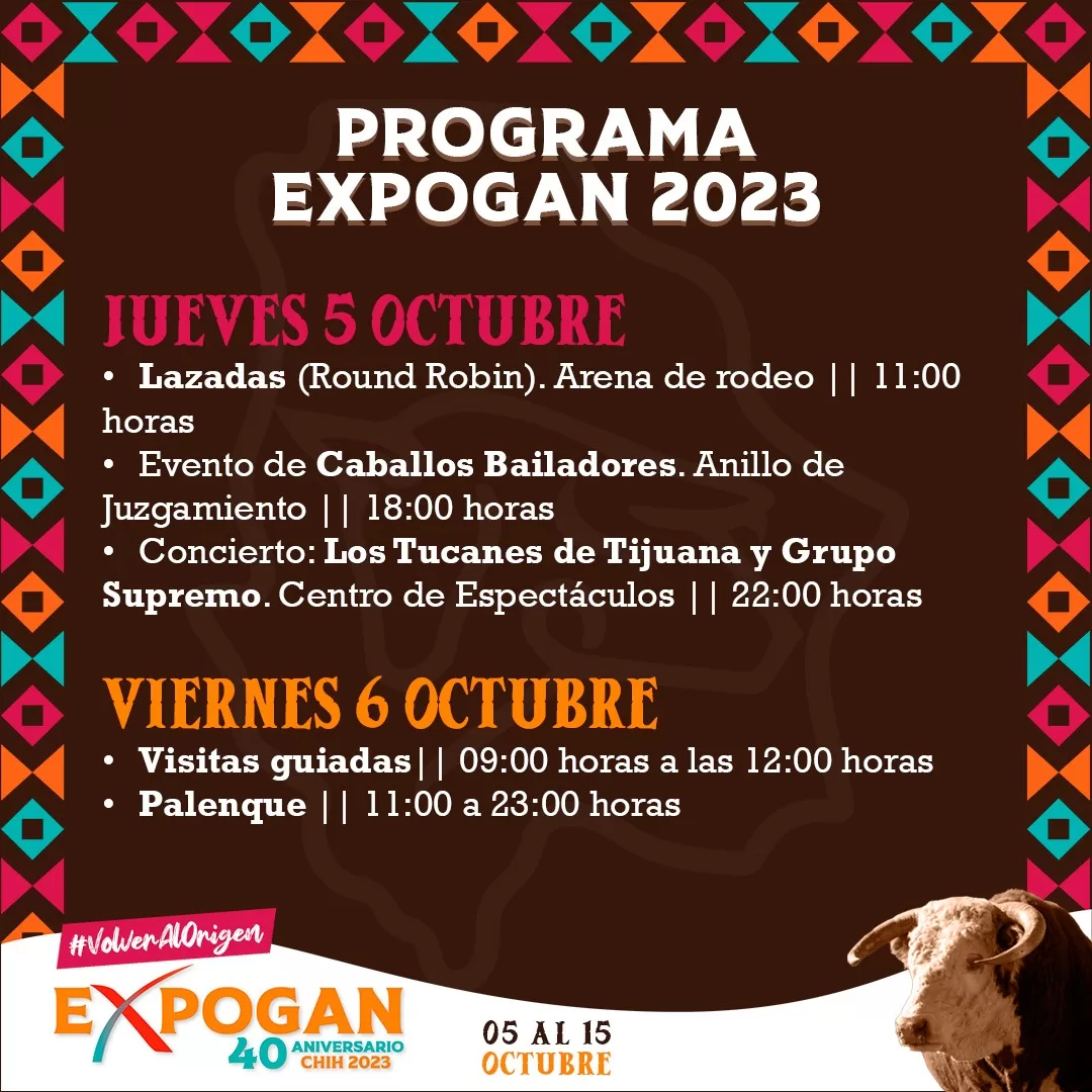 programa completo expogan chihuahua 2023
