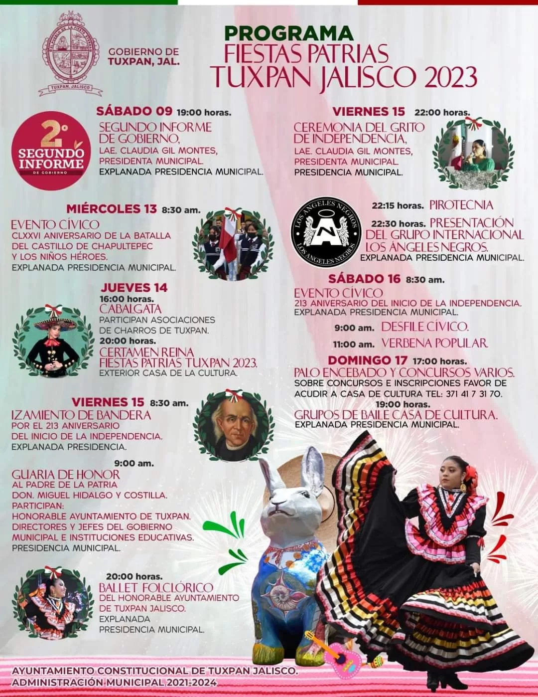 programa fiestas patrias tuxpan 2023