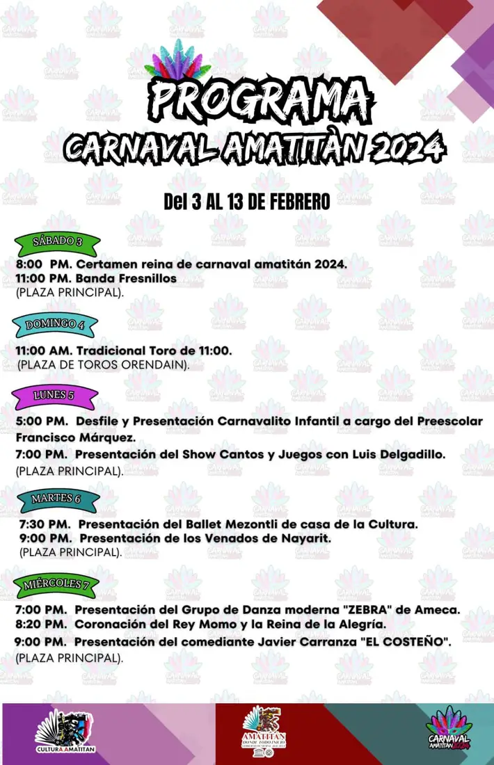 carnaval amatitan 2024