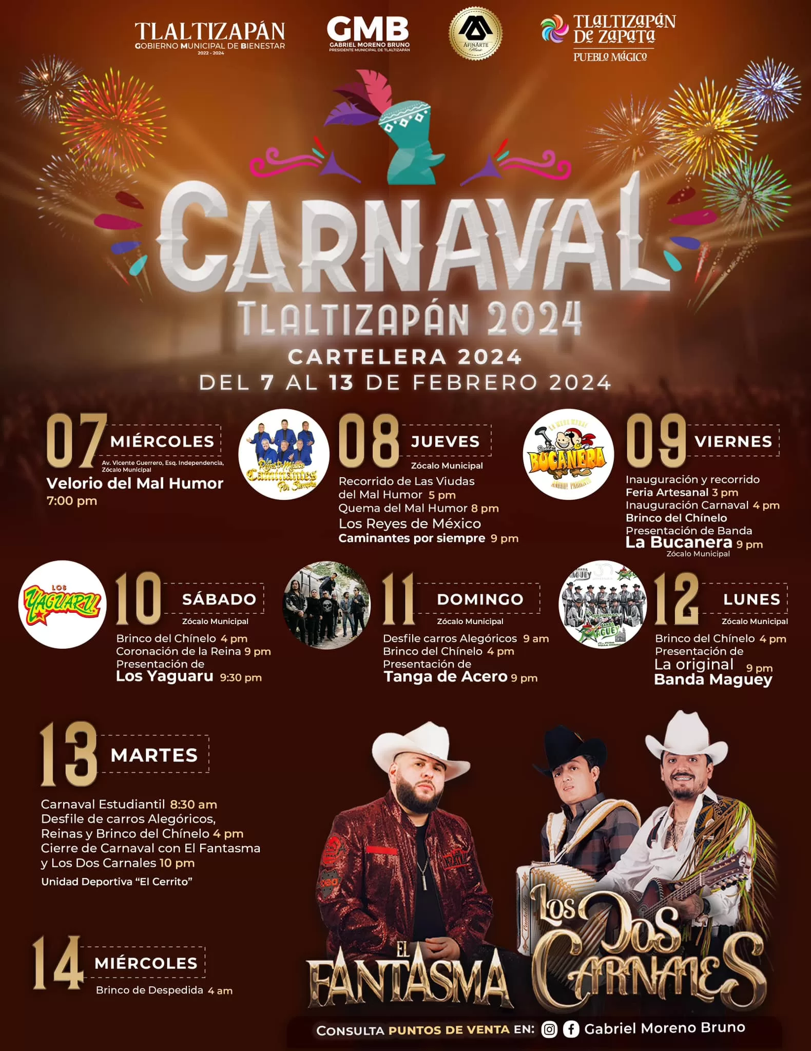 programa carnaval tlaltizapan 2024