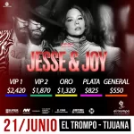 Concierto de Jesse & Joy en Tijuana 21 de junio